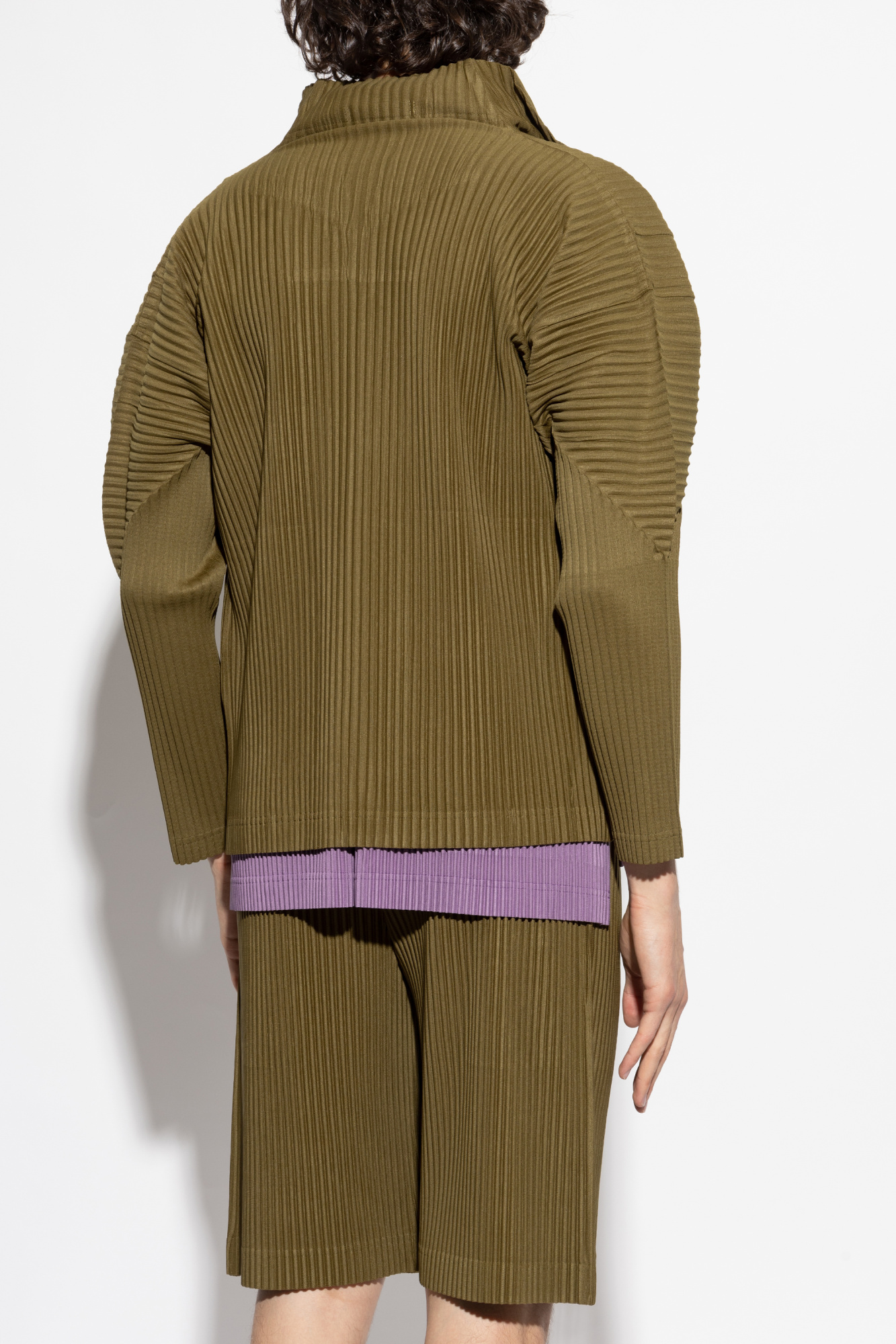 Homme Plissé Issey Miyake Pleated Cardigan | Men's Clothing Homme Plissé Issey Miyake Pleated Cardigan | Men's Clothing